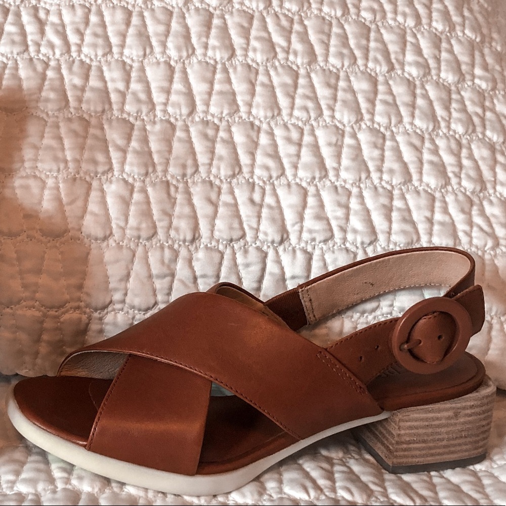 Rustic brown camper shoes